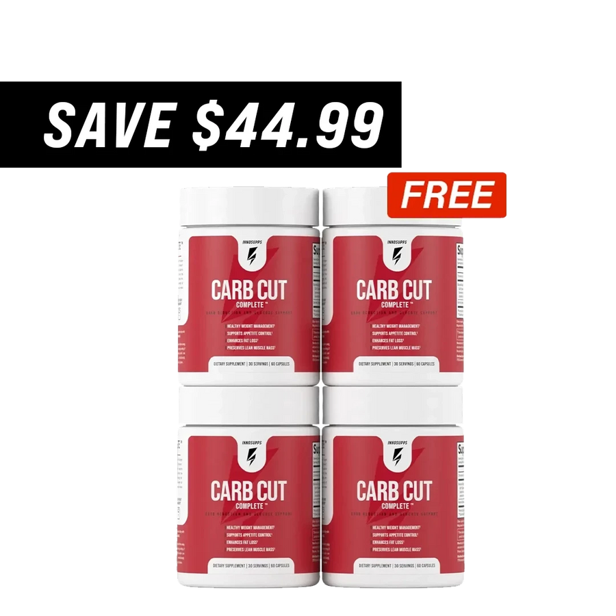 3 Bottles of Carb Cut Complete + 1 Free