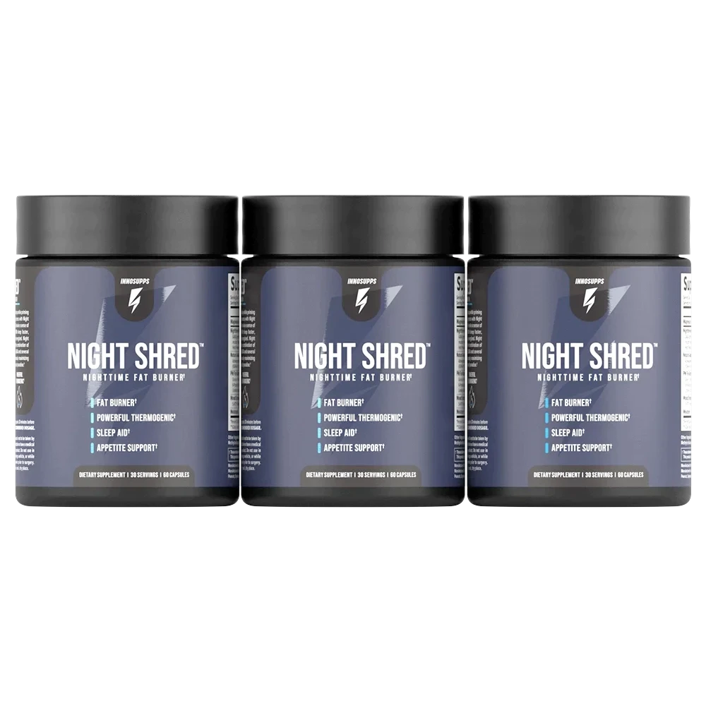 3 Bottles of Night Shred