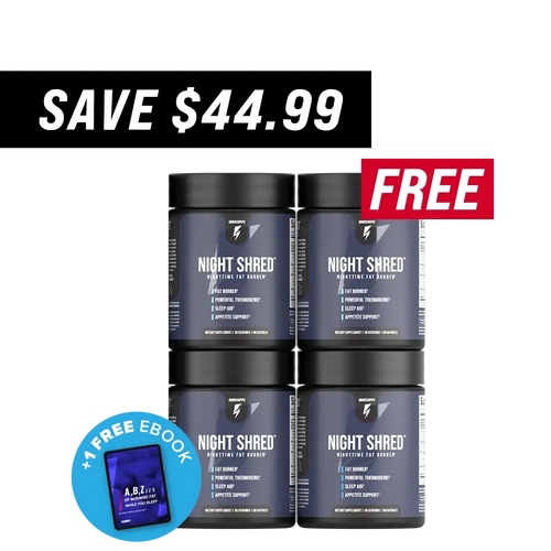 3 Bottles of Night Shred + 1 FREE