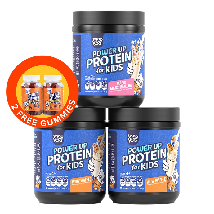 3 Bottles of Power Up Protein for Kids