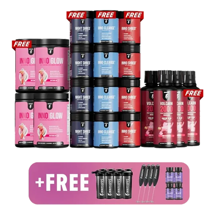 Female Shred Stack 3-Month Supply + 1 Stack Free + 12 Free Items