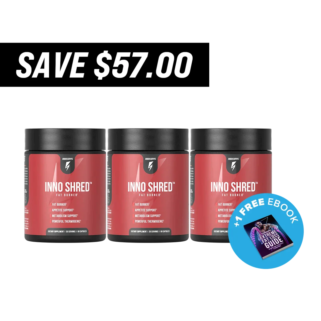 3 Bottles of Inno Shred + 1 FREE Item AU