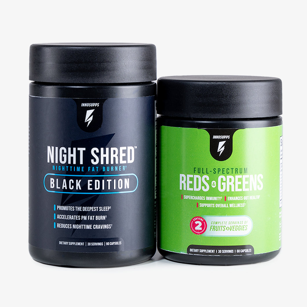 Night Shred Black, Full-Spectrum Reds & Greens