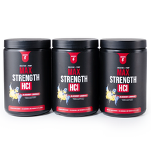 Load image into Gallery viewer, 3 Bottles of Max Strength HCl