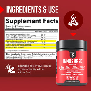 3 Bottles of Inno Shred + 1 FREE Item AU