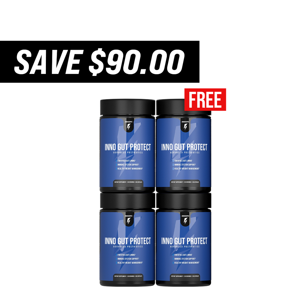 3 Bottles of Inno Gut Protect + 1 FREE