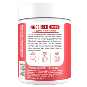 3 Bottles of Inno Shred Focus + 1 FREE Item AU