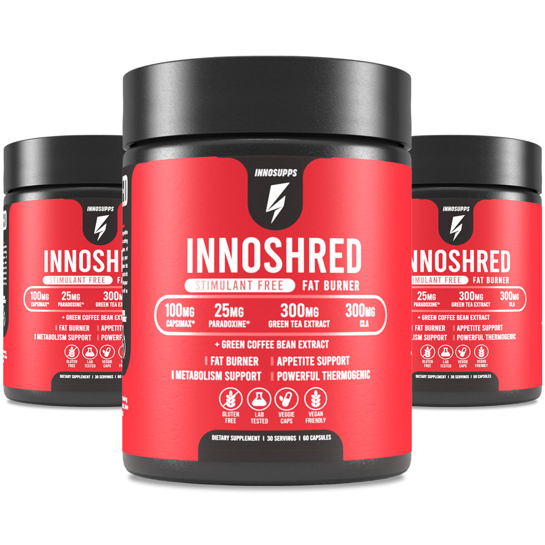 3 Bottles of Inno Shred - Stimulant Free