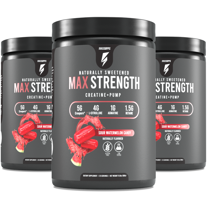 3 Jars of Max Strength