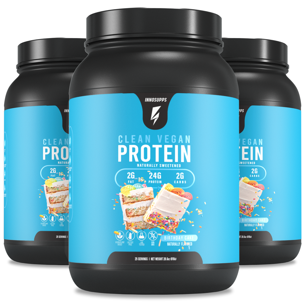 3 Tubs of Clean Vegan Protein