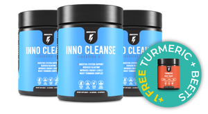 3 Bottles of Inno Cleanse & 1 FREE Turmeric + Beet Root