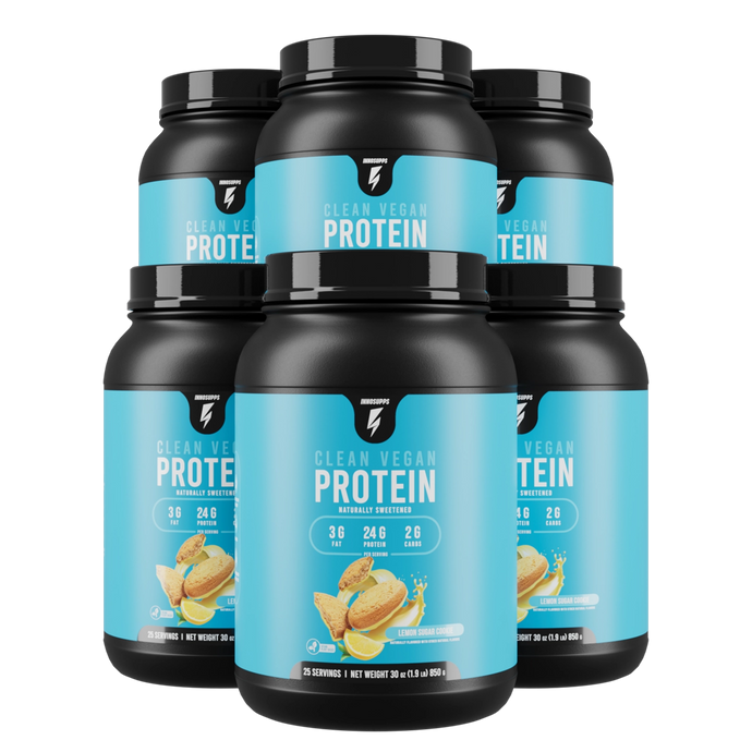 6 Bottles of Clean Vegan Protein