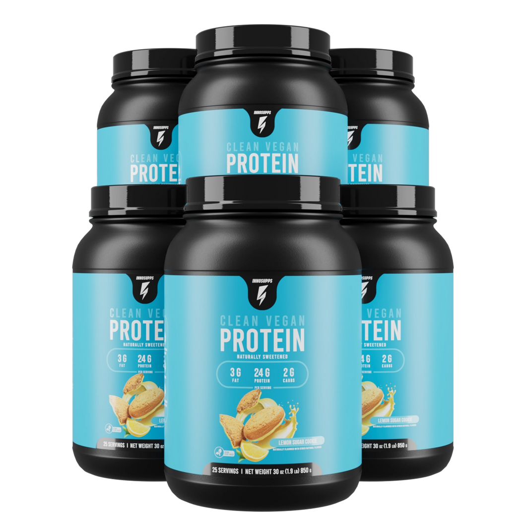 6 Bottles of Clean Vegan Protein