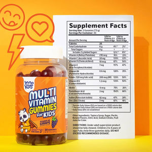 3 Bottles of Multivitamin Gummies For Kids