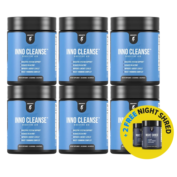 6 Bottles of Inno Cleanse + 2 FREE Night Shred