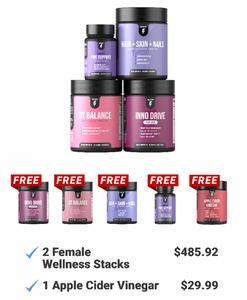 Special Offer 2X Female Wellness Stack + Apple Cider Vinegar