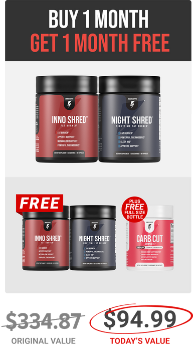 2x AM PM Shred Stack + Carb Cut Complete Offer