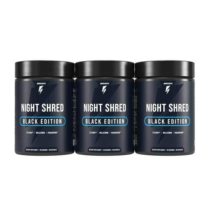 3 Bottles of Night Shred Black