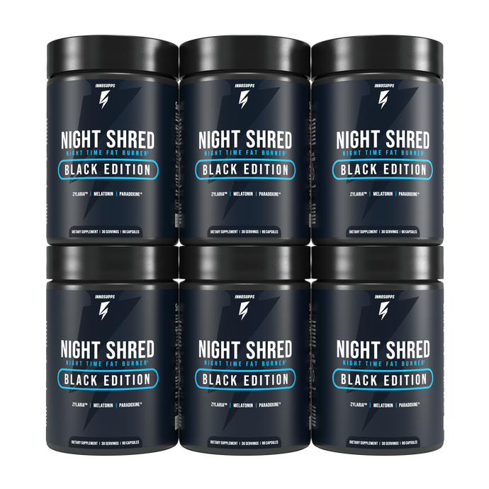 6 Bottles of Night Shred Black Special Offer